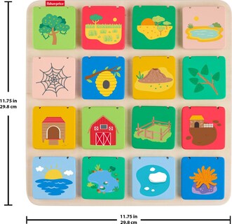 Foto 6 | Foto 6 | Tabla Elevadora Y Reveladora De Madera Fisher-price De Juguete Preescolar Para Más De 3 Años - Venta Internacional.