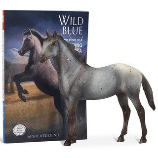 Foto 2 | Foto 2 | Set De Juguetes Breyer Classics Wild Blue Book And Horse A Escala 1:12 - Venta Internacional.