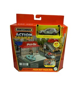 Foto 1 | Foto 1 | Playset Matchbox Action Drivers Pizza Hut Durante Más De 3 Años Con Vehículo - Venta Internacional.