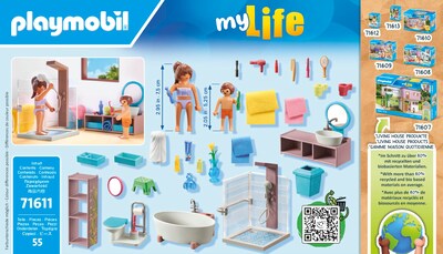 Foto 5 | Foto 5 | Playset De Baño Playmobil Con Ducha Para Niños Mayores De 4 Años - Venta Internacional.