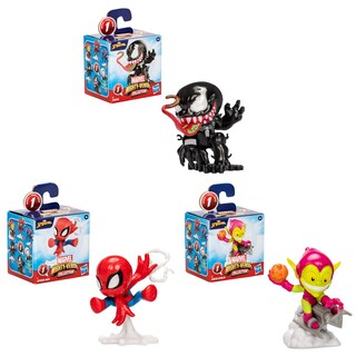 Foto 5 | Foto 5 | Figuras De Acción Hasbro Marvel Spider-man Mighty-verse Paquete De 3 - Venta Internacional.