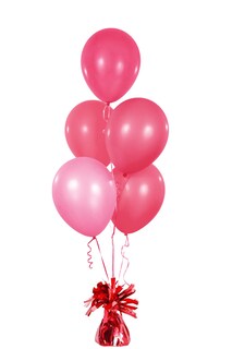 Foto 2 | Foto 2 | Pesas Para Globos The Dreidel Company 14 Cm Metálicas 12 Unidades Color Rojo - Venta Internacional.
