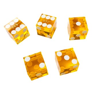 Foto 2 | Foto 2 | Dados De Casino Yuanhe Grado Aaa Precisión 19 Mm Serializados X5 - Venta Internacional.