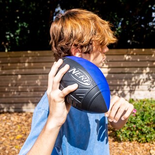 Foto 6 | Foto 6 | Foam Football Nerf Pro Grip Youth Soft Para Interiores Y Exteriores Azul - Venta Internacional.