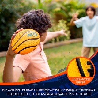Foto 3 | Foto 3 | Foam Football Nerf Spiral Grip Mini Soft Para Niños 8.5 - Venta Internacional.