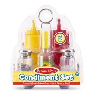 Foto 3 | Foto 3 | Set De Condimentos Melissa & Doug ¡let's Play House! (6 Piezas) - Venta Internacional.