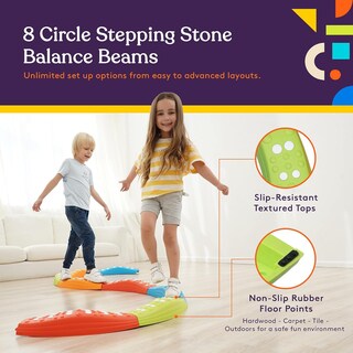 Foto 4 | Foto 4 | Barras De Equilibrio Circulares Onduladas De Stepping Stones Suministros Especiales - Venta Internacional.
