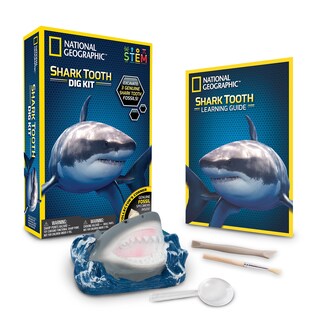 Foto 1 | Foto 1 | Kit De Excavación De Fósiles De Dientes De Tiburón De National Geographic Para Niños - Venta Internacional.
