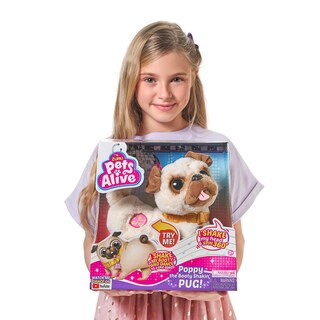 Foto 3 | Foto 3 | Peluche Interactivo Puppy Pets Alive Poppy Pug - Venta Internacional.