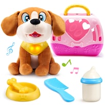 Toy Dog Joyin Play Puppy Con Transportín Y Accesorios Para Niños - Venta Internacional.
