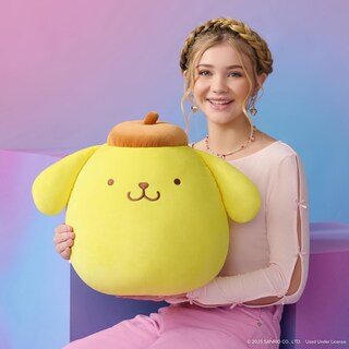 Foto 2 | Foto 2 | Pompompurín Sanrio Original De Peluche 35 Cm - Venta Internacional.