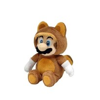 Peluche Little Buddy Oficial De Super Mario Raccoon Tanooki - Venta Internacional.