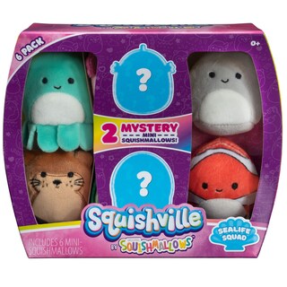 Foto 2 | Foto 2 | Peluche Squishville Squishmallow Mini Sealife Squad De 2 Pulgadas - Venta Internacional.