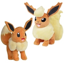 Juguete De Peluche Pokémon Eevee Y Flareon De 20 Cm Paquete De 2 Para Niños De 2 Años O Más - Venta Internacional.