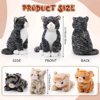 Foto 2 | Foto 2 | Animal De Peluche Hyden Cat Mami Con 4 Gatitos De 35 Cm Para Niños - Venta Internacional.
