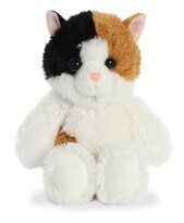 Peluche Aurora Cuddly Friends Esmeralda Cat 20 Cm Blanco - Venta Internacional.