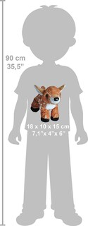 Foto 6 | Foto 6 | Peluche Wild Republic Fawn Hug'ems 7 - Venta Internacional.
