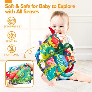 Foto 4 | Foto 4 | Juguetes Sensoriales Para Bebés Hahaland Tummy Time De 0 A 6 M O Más - Venta Internacional.