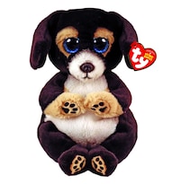 Peluche Ty Beanie Bellie Ranger Perro Negro 15 Cm De Altura - Venta Internacional.