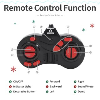 Foto 5 | Foto 5 | Robot Toy Gilobaby Con Ojos Led Con Control Remoto Para Niños De Más De 3 Años - Venta Internacional.