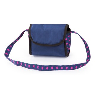 Foto 4 | Foto 4 | Trendy Pram Bayer Con Corazones Azules Y Rosados Para Muñecas De Hasta 18 Años - Venta Internacional.