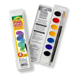 Foto 1 | Foto 1 | Set Para Mezclar Acuarelas Crayola Con Pincel Taklon - Venta Internacional.