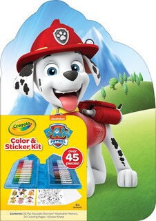 Foto 1 | Foto 1 | Kit De Arte Crayola Paw Patrol Con 26 Rotuladores Lavables Y Funda - Venta Internacional.