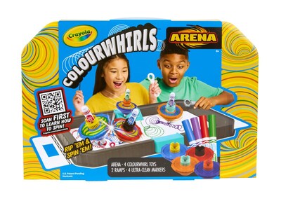 Foto 2 | Foto 2 | Set Crayola Colourwhirls De Battle Arena Con Juguete Giroscópico Para Hacer Tú Mismo - Venta Internacional.