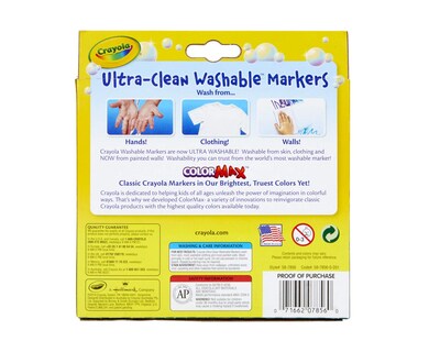 Foto 5 | Foto 5 | Marcadores Crayola Ultra Clean Lavables Tropicales 10 Unidades Para Niños - Venta Internacional.