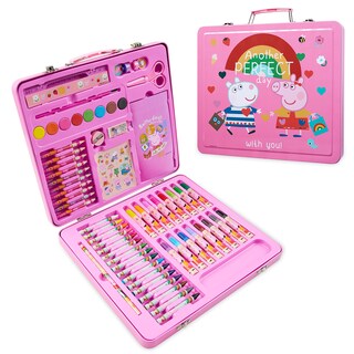 Foto 1 | Foto 1 | Set De Arte De Peppa Pig Kids Con Estuche De Viaje Kit Para Dibujar Y Colorear - Venta Internacional.