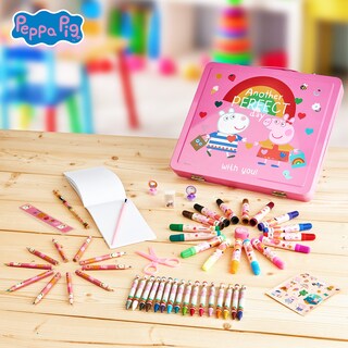 Foto 2 | Foto 2 | Set De Arte De Peppa Pig Kids Con Estuche De Viaje Kit Para Dibujar Y Colorear - Venta Internacional.