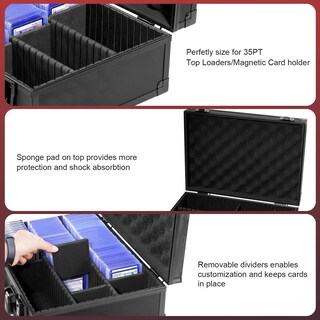Foto 5 | Foto 5 | Caja De Almacenamiento De Tarjetas Procase Toploader Con 6 Divisores Más De 600 Tarjetas - Venta Internacional.