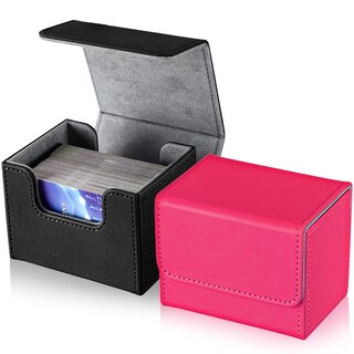 Foto 1 | Foto 1 | Deck Card Boxes Weewooday Leather Tamaño Grande 2 Cajas - Venta Internacional.