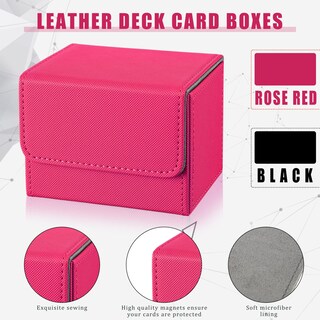 Foto 2 | Foto 2 | Deck Card Boxes Weewooday Leather Tamaño Grande 2 Cajas - Venta Internacional.