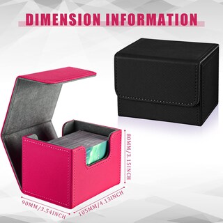 Foto 3 | Foto 3 | Deck Card Boxes Weewooday Leather Tamaño Grande 2 Cajas - Venta Internacional.