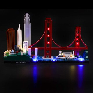 Foto 1 | Foto 1 | Set De Luces Para Bloques De Construcción De Arquitectura De San Francisco Con Led - Venta Internacional.