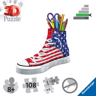 Foto 5 | Foto 5 | Puzzle 3d Ravensburger Estilo Americano 112 Unidades - Venta Internacional.