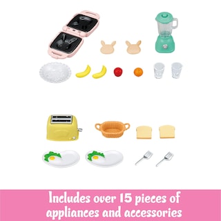 Foto 2 | Foto 2 | Muebles Y Decoración Para Casas De Muñecas Calico Critters Breakfast - Venta Internacional.