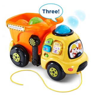 Foto 2 | Foto 2 | Camión Volquete Vtech Drop And Go Naranja Para Niños Pequeños De 6 A 3 Años - Venta Internacional.