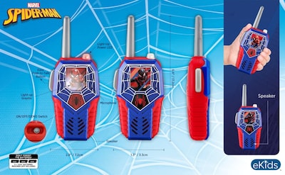 Foto 5 | Foto 5 | Juguete Walkie Talkies Ekids Spiderman Para Niños Con Iluminación - Venta Internacional.