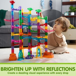 Foto 6 | Foto 6 | Juguete Joyin De Marble Run 137 Unidades Con 15 Canicas Que Brillan En La Oscuridad - Venta Internacional.
