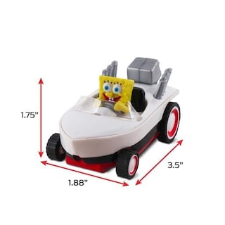 Foto 5 | Foto 5 | Hot Rod Boats Pull Back De Toy Spongebob Squarepants Paquete De 2 - Venta Internacional.