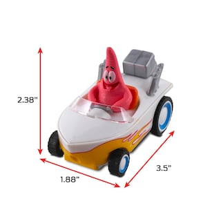 Foto 6 | Foto 6 | Hot Rod Boats Pull Back De Toy Spongebob Squarepants Paquete De 2 - Venta Internacional.