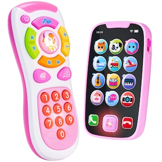 Foto 1 | Foto 1 | Control Remoto De Juguete Y Teléfono Inteligente Joyin Baby Learning Pink - Venta Internacional.