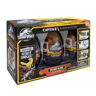 Foto 1 | Foto 1 | Pack De 3 Slime Eggs Edición Clash Jurassic World Captivz - Venta Internacional.