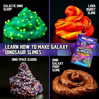 Foto 5 | Foto 5 | Slime Kit Original Stationery Dino Galaxy Con Brillo Para Niños - Venta Internacional.