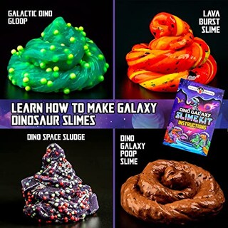 Foto 6 | Foto 6 | Slime Kit Original Stationery Dino Galaxy Con Brillo Para Niños - Venta Internacional.