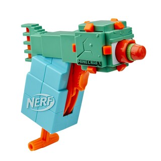 Foto 5 | Foto 5 | Blaster Nerf Microshots Minecraft Guardian Con 2 Dardos - Venta Internacional.