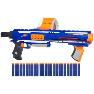 Foto 1 | Foto 1 | Toy Blaster Nerf Rampage N-strike Elite Con Tambor De 25 Dardos - Venta Internacional.