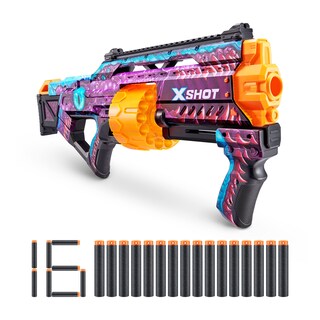 Foto 1 | Foto 1 | Dart Blaster Xshot Skins Last Stand Enigma Con 16 Dardos Para Niños - Venta Internacional.